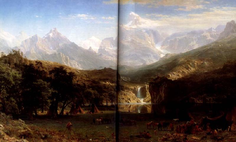 Albert Bierstadt Les Montagnes Rocheuses,Lander's Peak oil painting picture